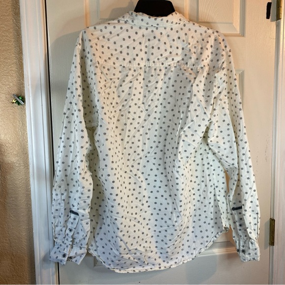 Royal Testimony Mens L LARGE Button Down Shirt Long Sleeve Fit Floral (STAINED) - Picture 7 of 12